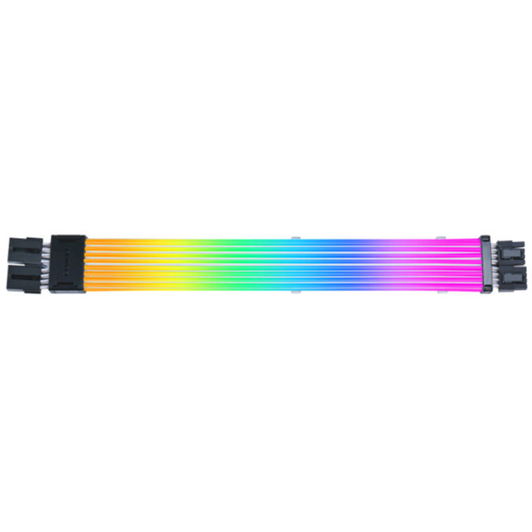 Lian Li STRIMER WIRELESS DUAL 8P Addressable RGB Power Extension Cable with Wireless Control - LED Strip - Wireless Controller NOT Included; a controller is required for use (PW8-1W)