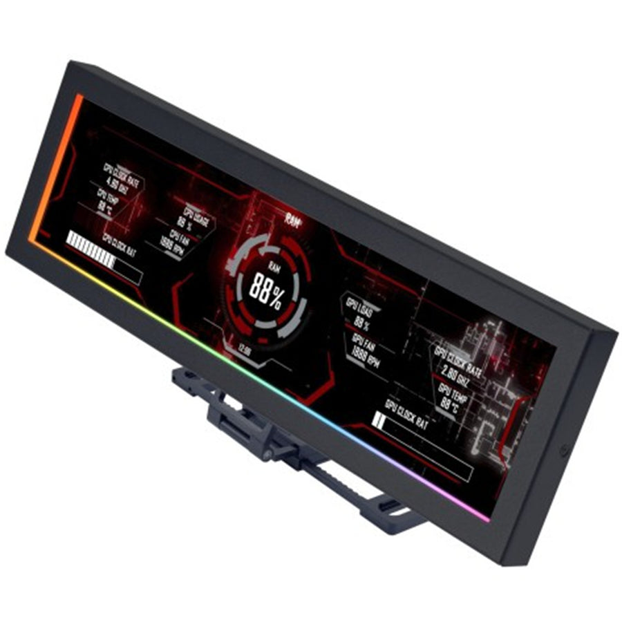 Lian Li 8.8 inch Universal Screen, Black 8.8 inch IPS LCD with a 1920x480 resolution and 60Hz refresh rate