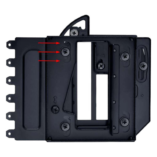 Lian Li Black Multi-Direction 4-slot Vertical GPU Bracket With PCIE Gen 5 cable, ARGB lighting
