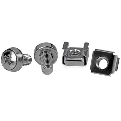 StarTech.com CABSCREWM6 - 50 Pkg M6 Mounting Screws and Cage Nuts