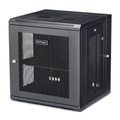 StarTech.com RK12WALHM - 12U Wall Mount Rack Cabinet with Hinge