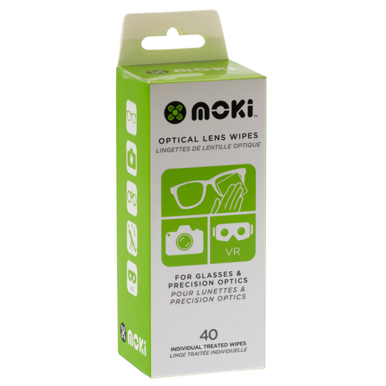 Moki ACC-GSCLN Optical Lens Wipes - 40 Pack