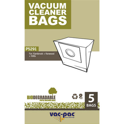 Vacpac Vacuum Bags P5291 - VacPac Vacuum Cleaner Paper Bags