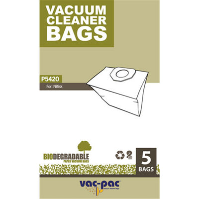 Vacpac Vacuum Bags P5420 - VacPac Vacuum Cleaner Paper Bags