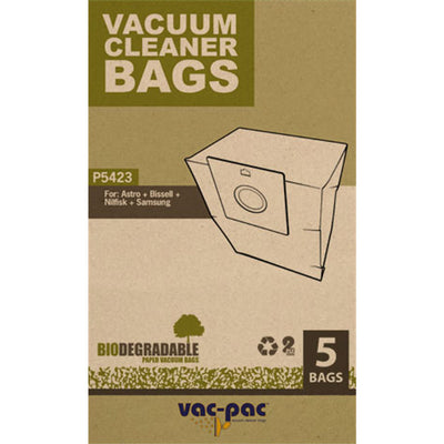 Vacpac Vacuum Bags P5423 - VacPac Vacuum Cleaner Paper Bags