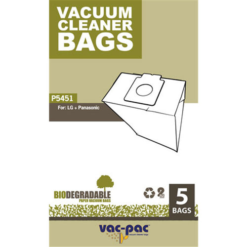 Vacpac Vacuum Bags P5451 - VacPac Vacuum Cleaner Paper Bags
