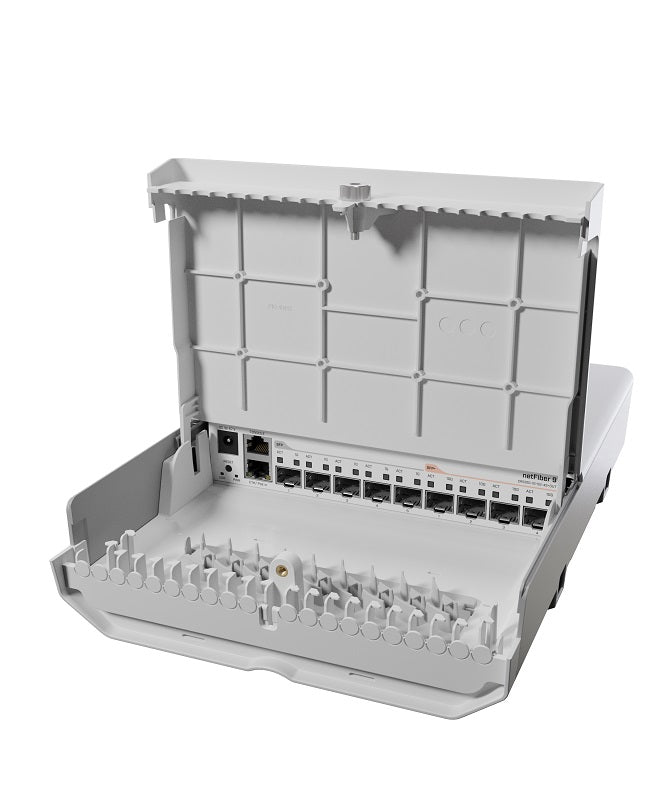 CRS310-1G-5S-4S+OUT - MikroTik Outdoor netFiber 9, 1 x 1Gbps Ethernet, 5 x SFP, 4 x SFP+ with RouterOS L5 license