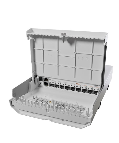 CRS310-1G-5S-4S+OUT - MikroTik Outdoor netFiber 9, 1 x 1Gbps Ethernet, 5 x SFP, 4 x SFP+ with RouterOS L5 license