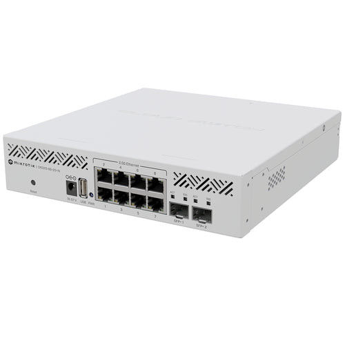 MikroTik CRS310-8G+2S+IN - CRS310-8G+2S+IN Router with 8 x 2.5Gbps and 2 x SFP+ Ports