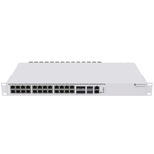 MikroTik CRS326-4C+20G+2Q+RM - CloudRouterSwitch 326-4C+20G+2Q+RM with 20 x 2.5Gbps Ethernet, 4 x Combo and 2 x 40G QSFP+