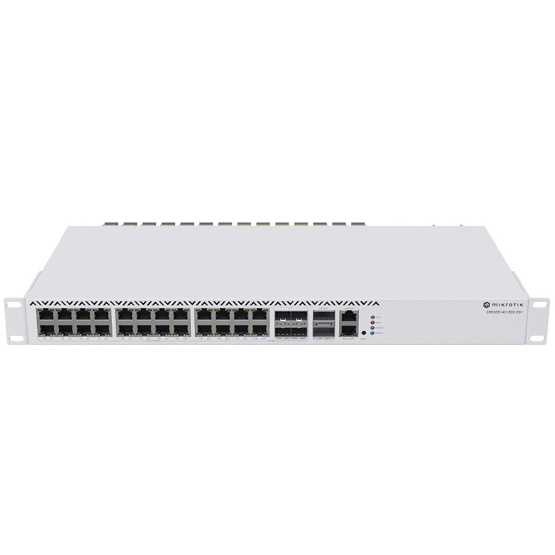 MikroTik CRS326-4C+20G+2Q+RM - CloudRouterSwitch 326-4C+20G+2Q+RM with 20 x 2.5Gbps Ethernet, 4 x Combo and 2 x 40G QSFP+