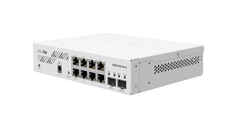 MikroTik CSS610-8G-2S+IN - CSS610-8G-2S+IN 8 Port Gigabit Cloud Smart Switch with 10G SFP