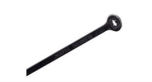 CT140MT-BK-LD - Cabac CT140MT-BK-LD - METAL TOOTH CABLE TIE 1309 140 X 3.5MM B