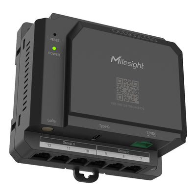 CTH01-915M - Milesight LoRaWAN AS923/AU915 Smart Power Monitor 12-channel Hub
