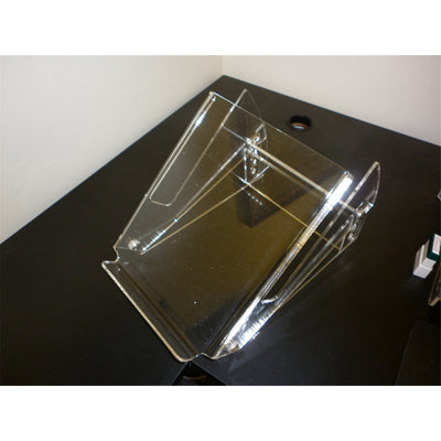 741LS - CRYSTAL LAPTOP STATION 300 X 230 CLEAR ACRYLIC