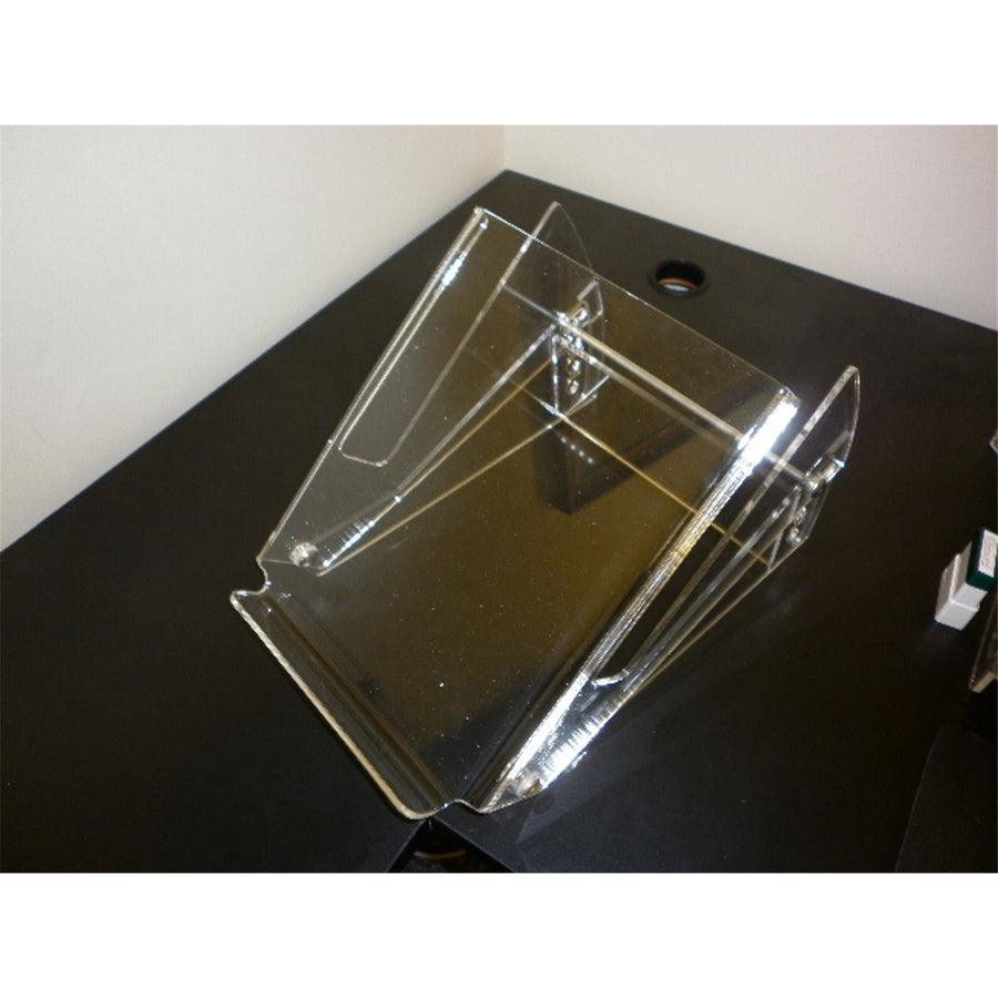 741LS - CRYSTAL LAPTOP STATION 300 X 230 CLEAR ACRYLIC