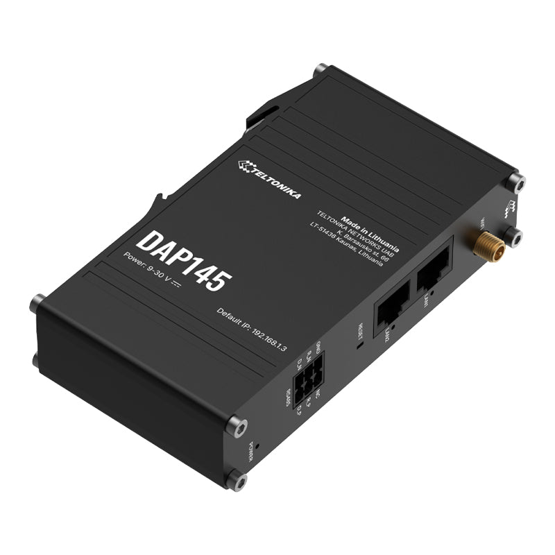 DAP145 - Teltonika DAP145 DIN RAIL Wi-Fi access point with direct serial-to-IP bridging via RS485