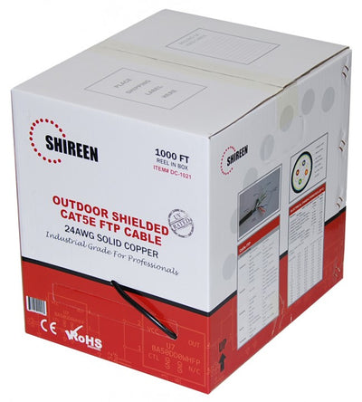 Shireen 305m Outdoor Cat5e FTP Shielded Ethernet Cable