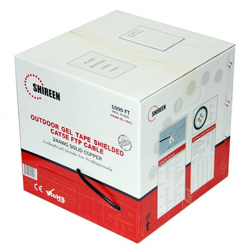 Shireen DC-1042m - DC-1042 - Outdoor Shielded Dry Gel Tape CAT5e FTP Cable Per meter
