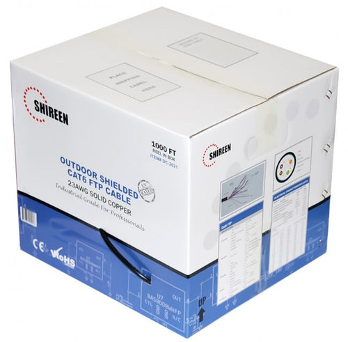 Shireen DC-2021 - DC-2021 - Outdoor CAT6 FTP - 1000ft Spool