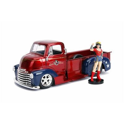 Jada - 1/24 - B.Shells 1952 Chevy Cow with Wonder Woman Woman