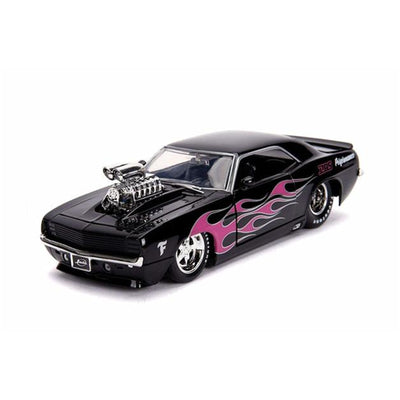 Jada - 1/24 - 1969 Chev Camaro Black with Pink Flames Flames