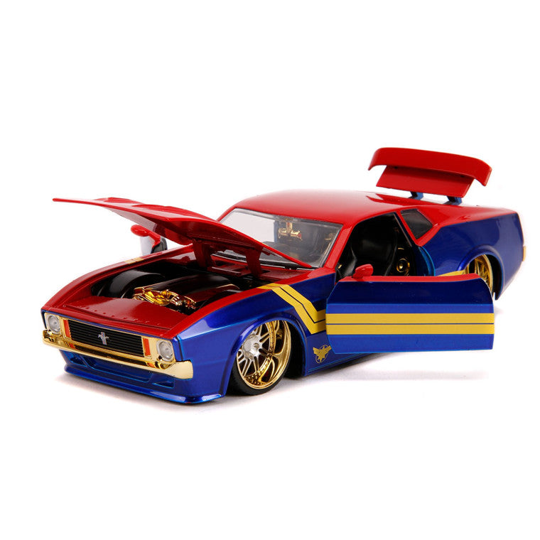 Jada JA31193 - JADA 1/24 HWR - '73 MACH 1 MIT CPT MARVEL