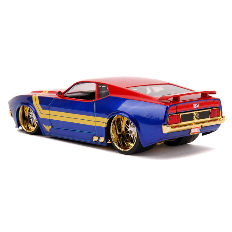 Jada JA31193 - JADA 1/24 HWR - '73 MACH 1 MIT CPT MARVEL
