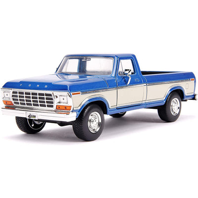 Jada - 1/24 1979 Ford F150 Stock - Blue / Beige