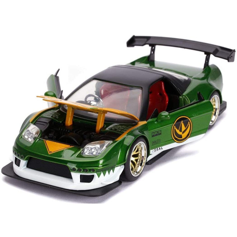 Jada JA31909 - JADA 1/24 HWR '02 HONDA NSX MIT GREEN RANGER