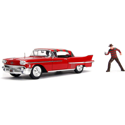 Jada - 1/24 - H/Rides - Nightmare On Elm - 59 Cadi 59 Cadi