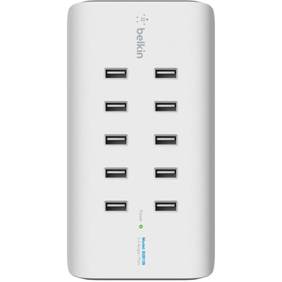 Belkin RockStar 10-Port 2.4A USB-A Charging Station - 120W w/Intelligent charging & Overcurrent protection