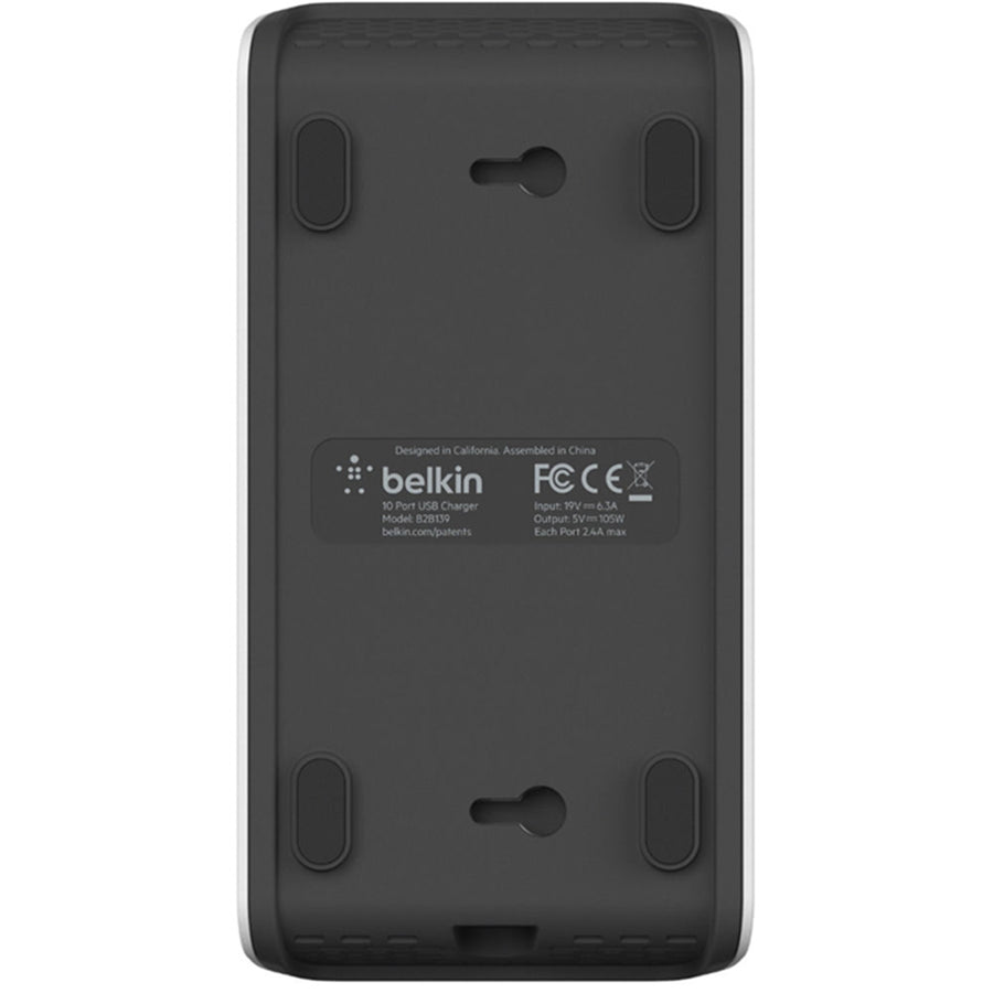 Belkin RockStar 10-Port 2.4A USB-A Charging Station - 120W w/Intelligent charging & Overcurrent protection