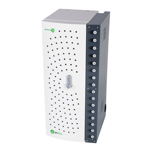 PCLocs Charging Station PCL10-10161 16 Charging Station White, Putnam Charge, Store and Secure 16 iPad or Tablet Devices