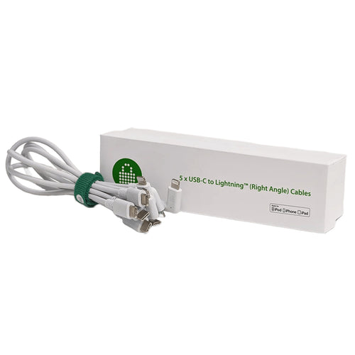 PcLocs PCL7-10501 - USB-C to Lightning 5 Pack