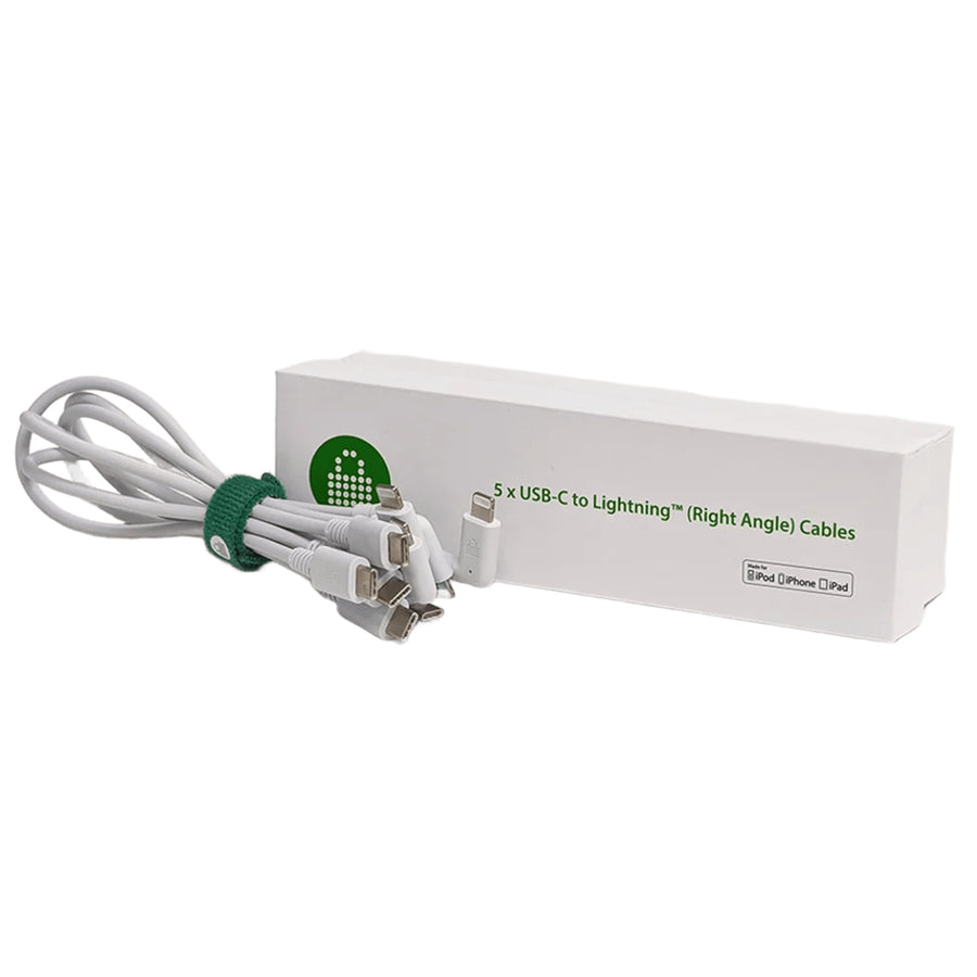 PcLocs PCL7-10501 - USB-C to Lightning 5 Pack