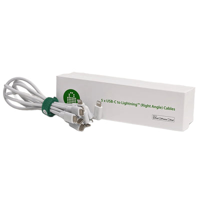PcLocs PCL7-10501 - USB-C to Lightning 5 Pack