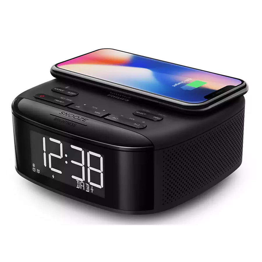Philips TAR7705 Bluetooth Clock Radio with Qi Charging