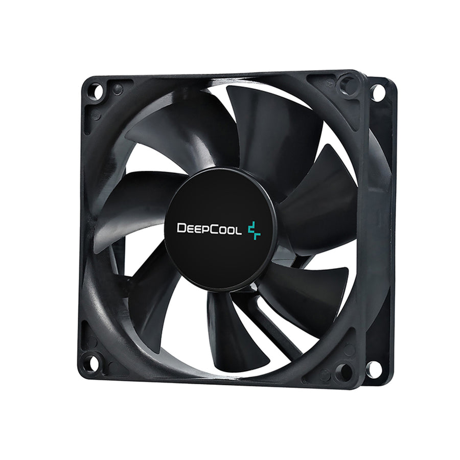 Deepcool 80mm Hydro Bearing Case Fan with 4-pin Molex Connector. Blackcase & black blades