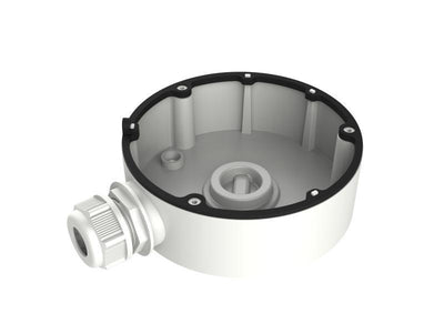 HIKVISION 302701728 1280ZJ-DM18 JUNCTION BOX, SUITS 21XX VANDAL DOMES, OUTDOOR, ALUMINIUM, BLACK