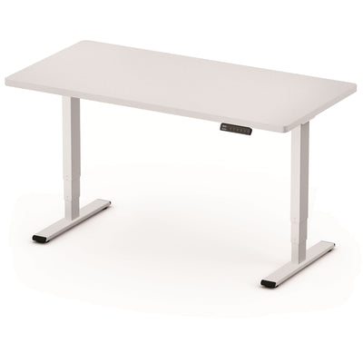 FlexiSpot E5 Lite Standing Desk -1400x700x25mm - Dual Motors Inverted 3-Stage Frame, Height Adjustable 600-1250mm, Weight Capacity 100kgs, Memory Control Panel, Anti-collision sensor, Speed 25mm/s