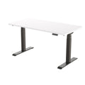 FlexiSpot E7 Premium Ergonomic Office Standing Desk WFH - 1400x700mm - Dual Motors - 3 Stage Height Range 580-1230mm - Programmable Height Memory Control - Anti-Collision Function - Weight Capacity 125kg - WhiteTable Top With Black Base Fra — image 4