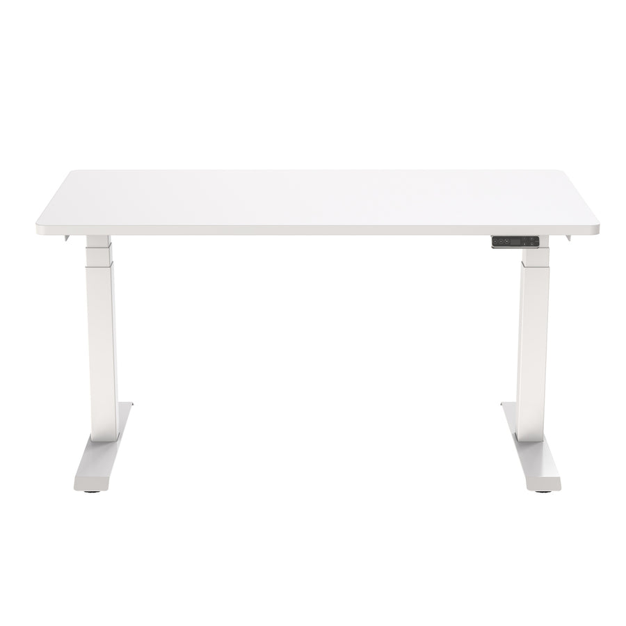 FlexiSpot E7-14WW FlexiSpot E7 Premium Ergonomic Office Standing Desk WFH - 1400x700mm - Dual Motors - 3 Stage Height Range 580-1230mm - Programmable Height Memory Control - Anti-Collision Function - Weight Capacity 125kg - White Table Top - White Base Frame