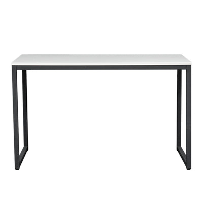 Miro GF156-12-0049U/BLK Brighten Office Desk, White Desktop, Black Stand 1200x600x750mm