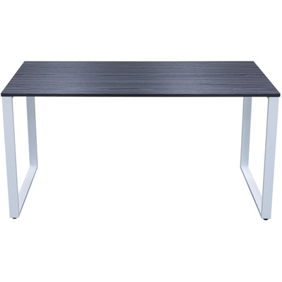 Miro GF156-14-m49 Rustic Gray/White M49/S01 Office Table Rustic Gray Laminate Top & White Steel Frame 1400x600x750mm