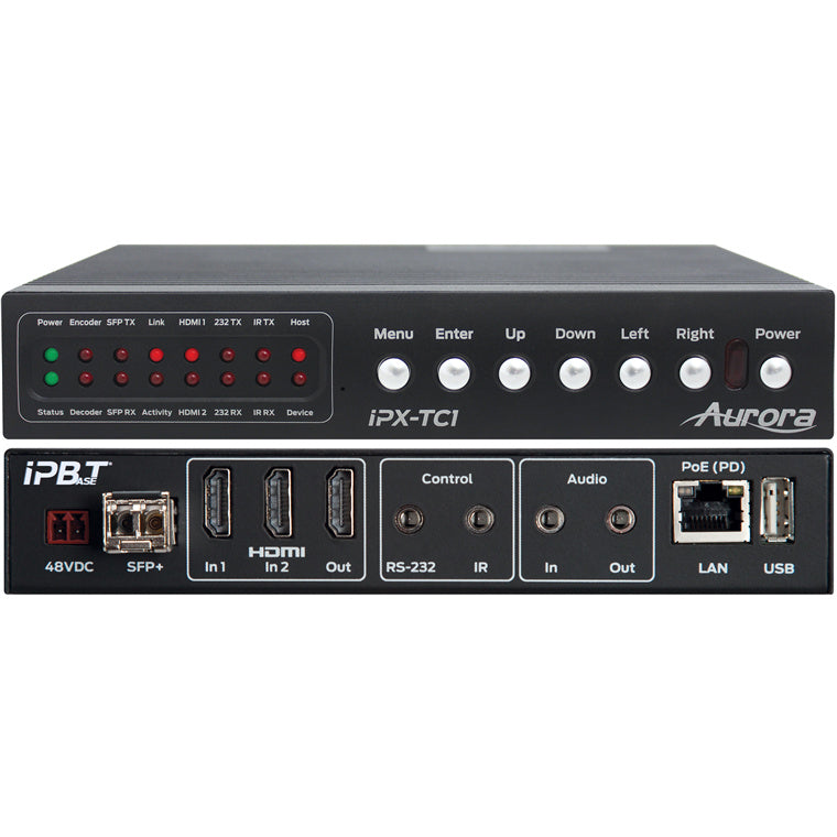 Aurora Multimedia IPX-TC1-F - Aurora 4K Transceiver with IPBase T