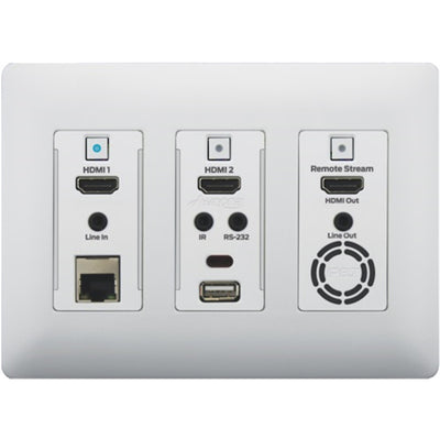 Aurora Multimedia IPX-TCW3-F-W - Aurora 4K Transceiver Wall Plate