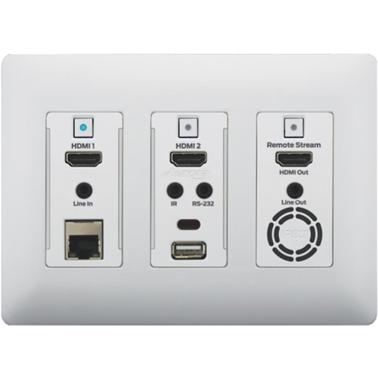 Aurora Multimedia IPX-TCW3-F-W - Aurora 4K Transceiver Wall Plate