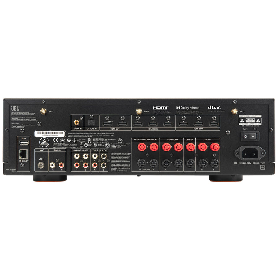 JBL  MA7100HP 7.2 Channel 8K High Performance AV Receiver - White