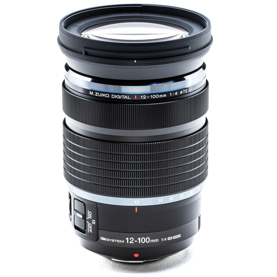 OM SYSTEM 12-100mm f4.0 IS PRO Micro Four Thirds Lens Black